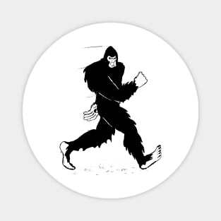 Funny Bigfoot Silhouette Magnet